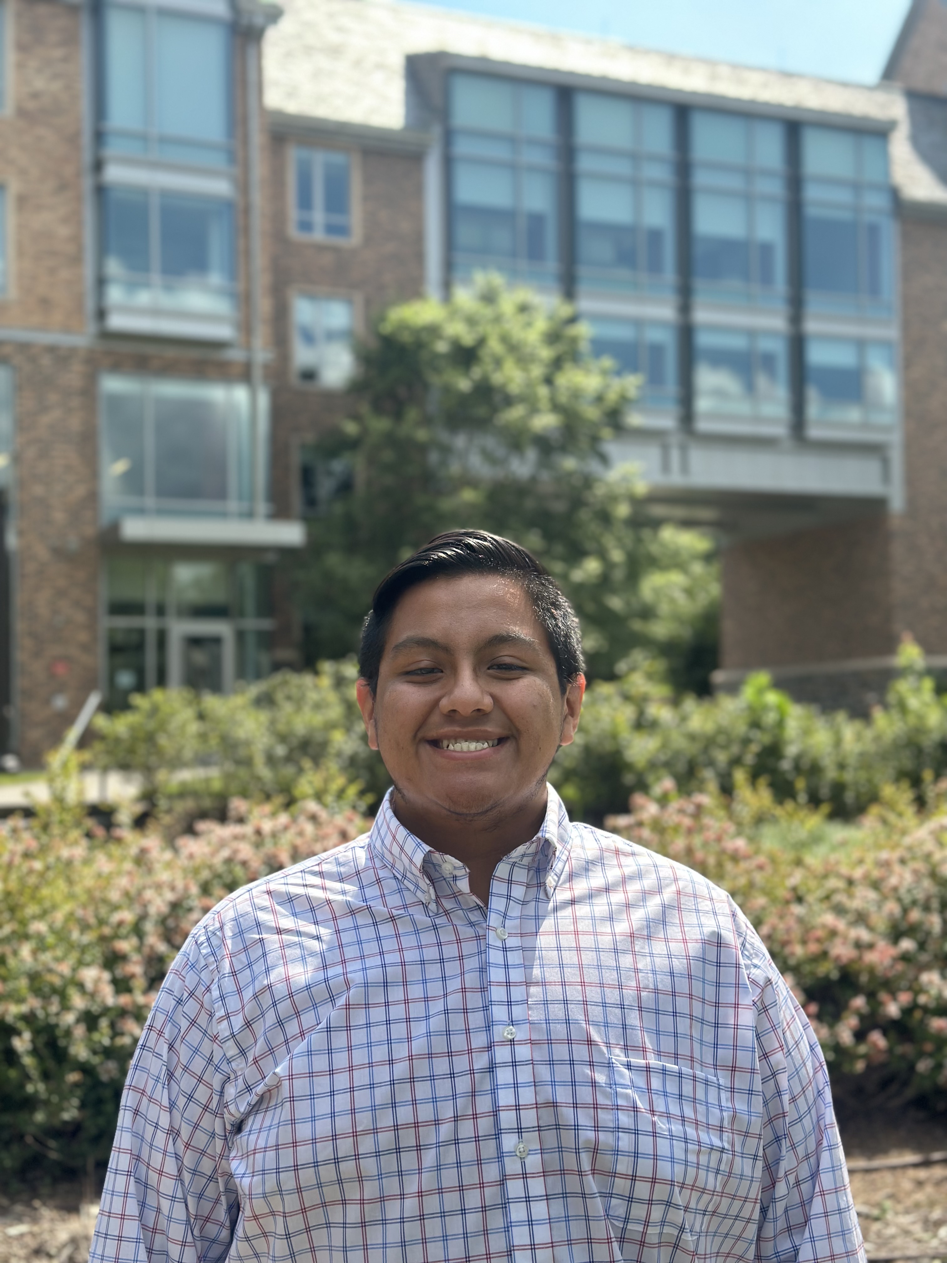 Jonathan in Front of Chapel